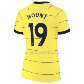 Maillot de Foot Chelsea Mason Mount 19 Extérieur 2021-22 - Femme
